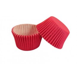 CAPSULAS CUPCAKE ROJO CEREZA - 24 UNIDADES