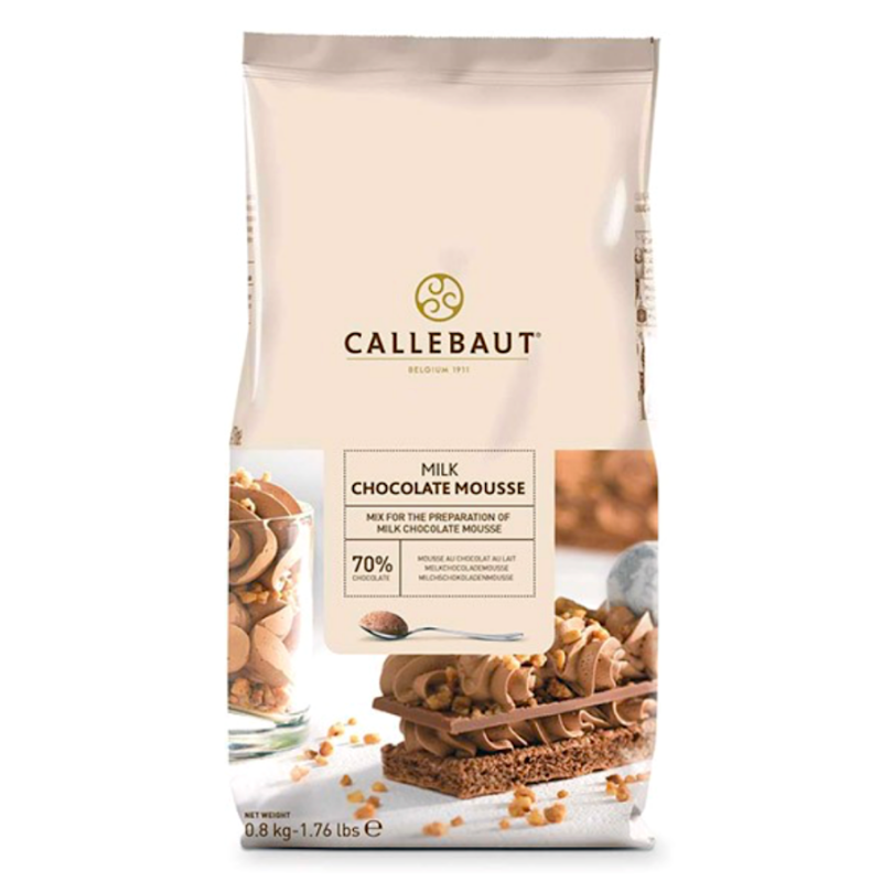 MOUSSE DE CHOCOLATE CON LECHE CALLEBAUT 800 G