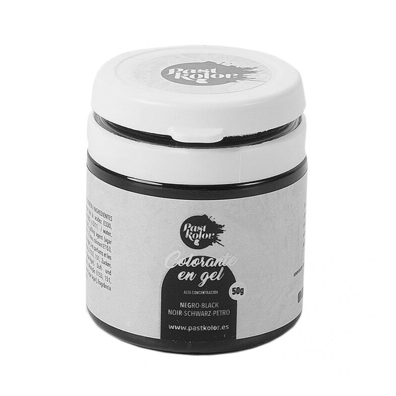 COLORANTE EN GEL PASTKOLOR - NEGRO 50 G