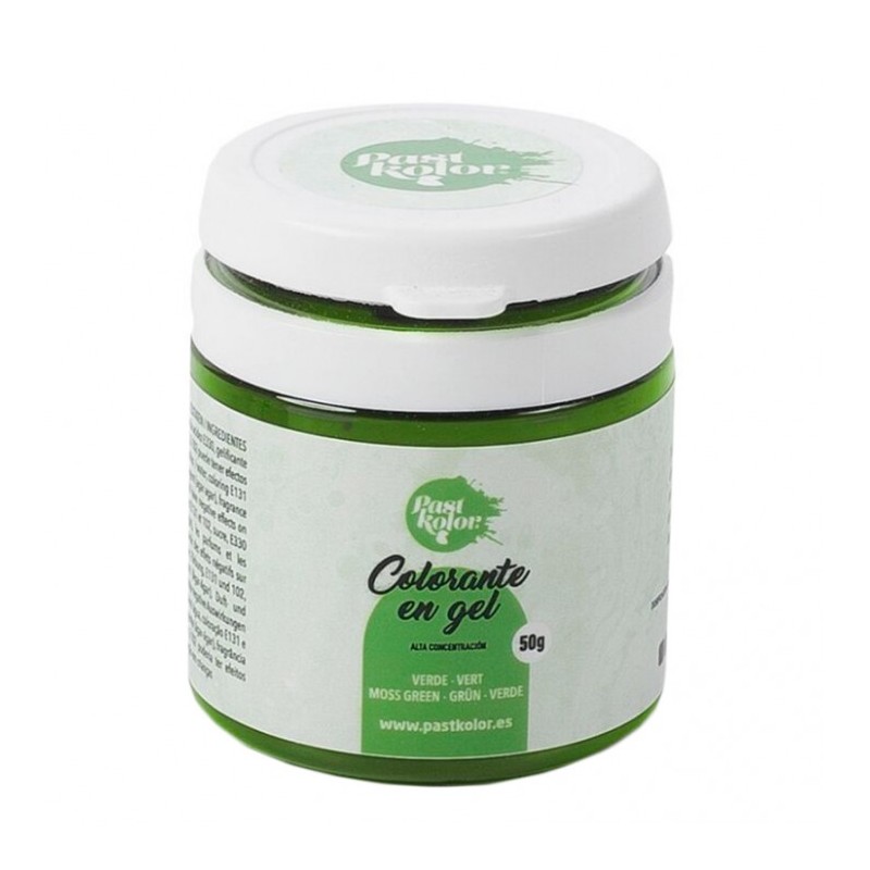 COLORANTE EN GEL PASTKOLOR - VERDE 50 G