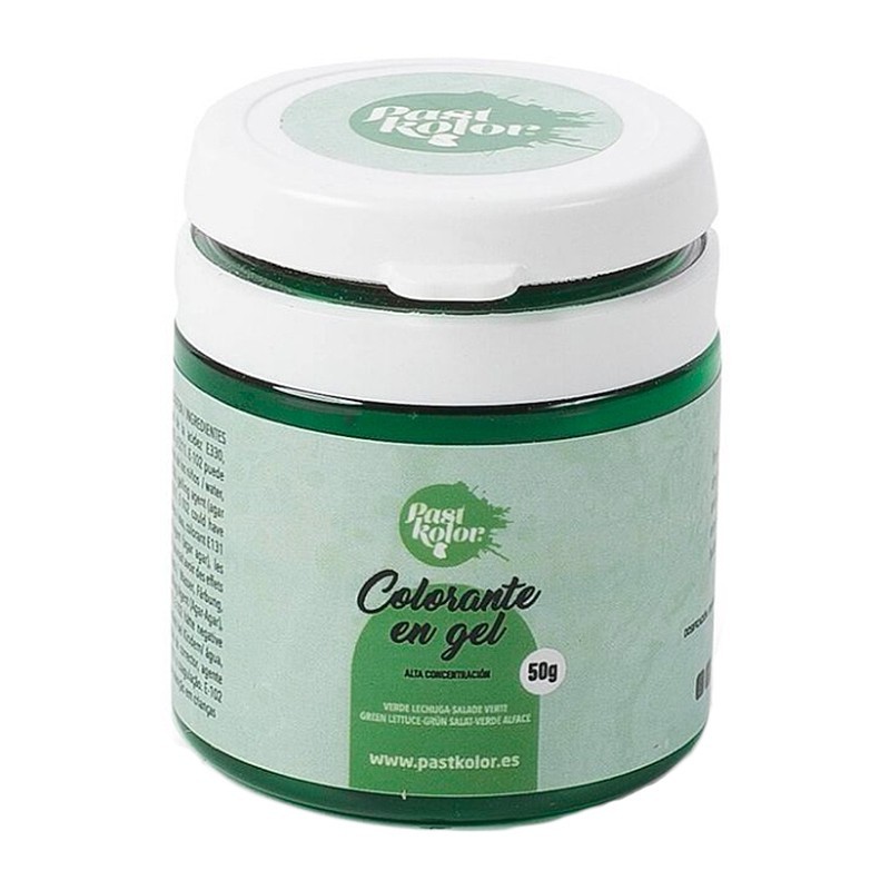 COLORANTE EN GEL PASTKOLOR - VERDE LECHUGA 50 G