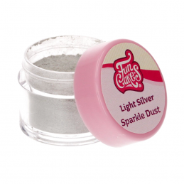 PURPURINA EN POLVO FUNCAKES - LIGHT SILVER / PLATA CLARO