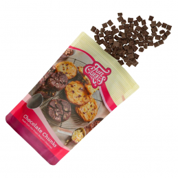 CHIPS DE CHOCOLATE NEGRO FUNCAKES - CHUNKS 350 G