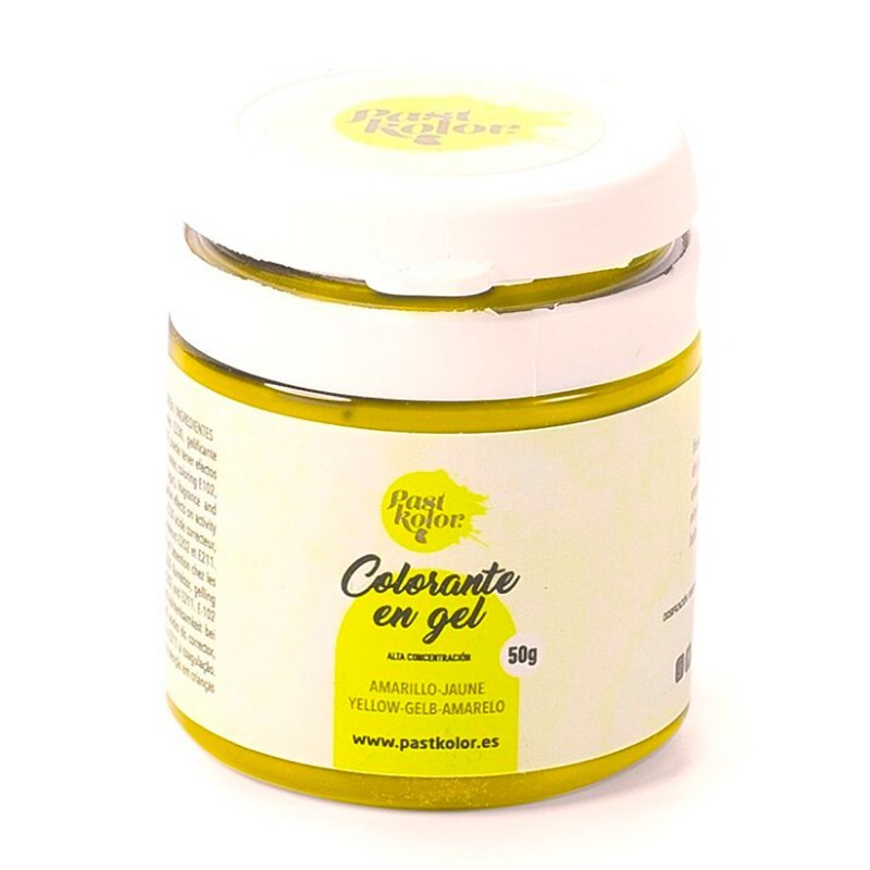 COLORANTE EN GEL PASTKOLOR - AMARILLO 50 G