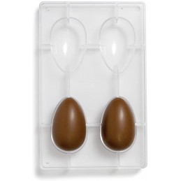 MOLDE HUEVO PARA CHOCOLATE 4 CAVIDADES, DECORA (0050052)