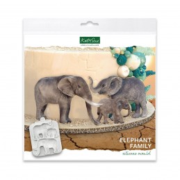 KATY SUE MOULD ELEPHANT FAMILY