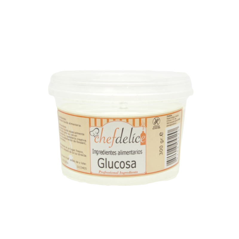 GLUCOSA CHEFDELICE - 300 G
Glucosa líquida especial para la elaboración de fondant.