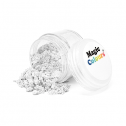 COLORANTE EN POLVO BRILLANTE MAGIC COLOURS BLANCO PERLADO - WHITE PEARL 8 ML