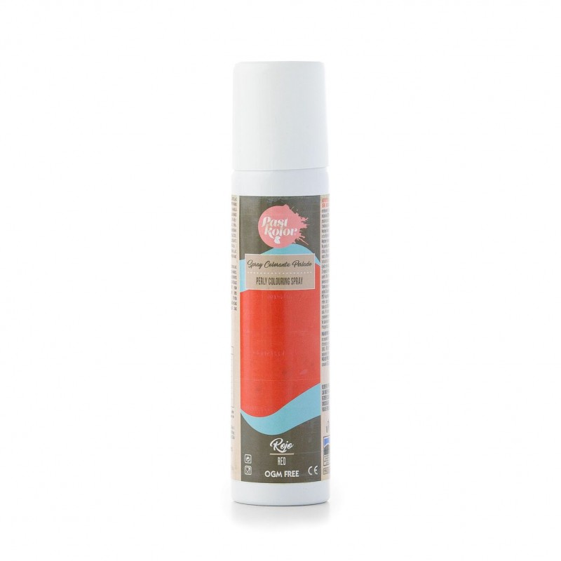 SPRAY COMESTIBLE ROJO METALIZADO - 75 ML