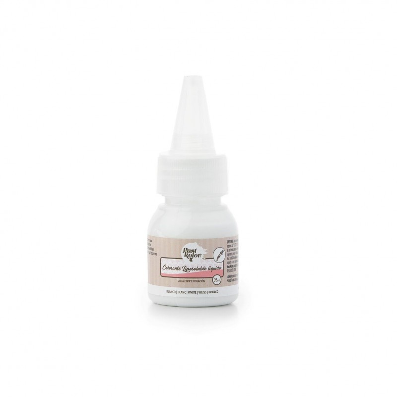 COLORANTE LIPOSOLUBLE PARA CHOCOLATE - BLANCO 35 ML