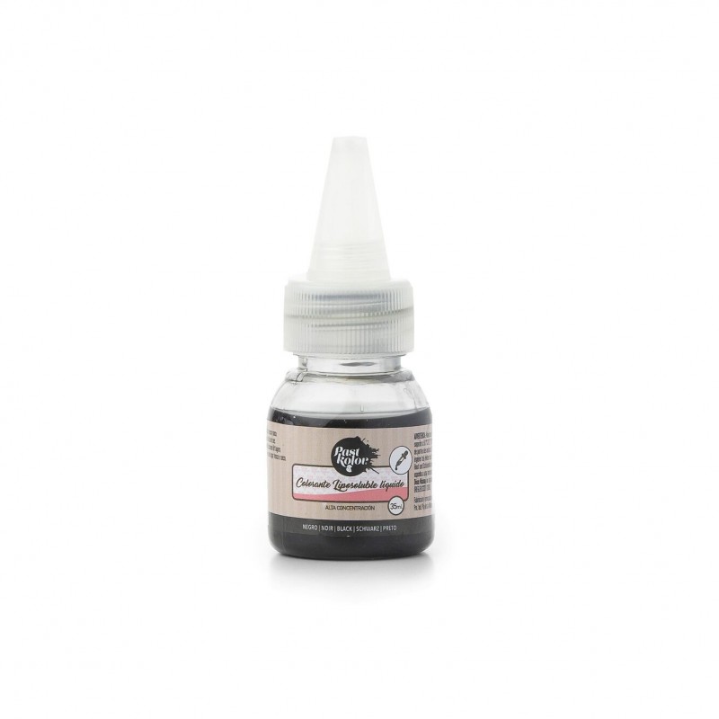 COLORANTE LIPOSOLUBLE PARA CHOCOLATE - NEGRO 35 ML