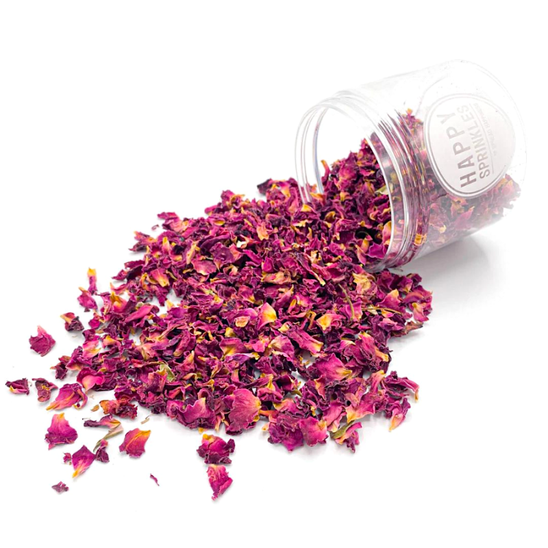 PETALOS DE ROSAS COMESTIBLES "HAPPY SPRINKLES" - ROSY MEMORY 12 G